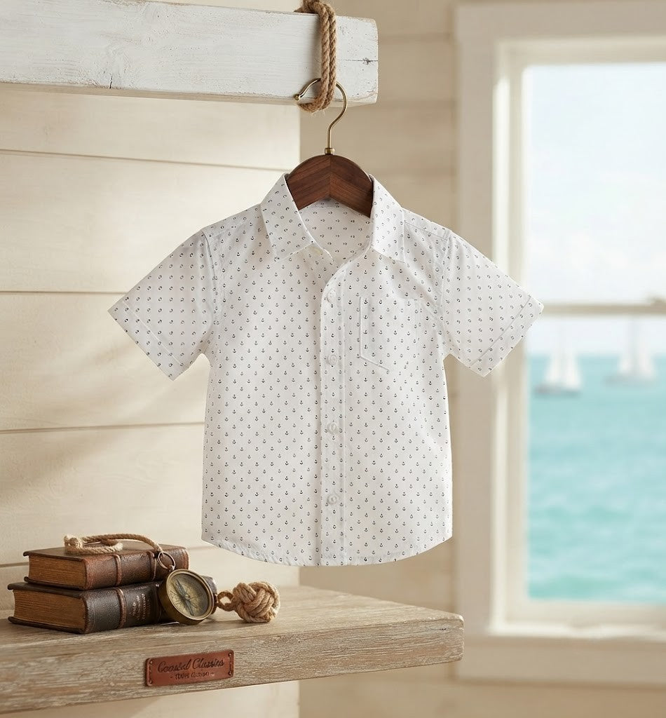 Future Hero Boys' Button-Down Shirt – Size 5-6 Years – Excellent Condition