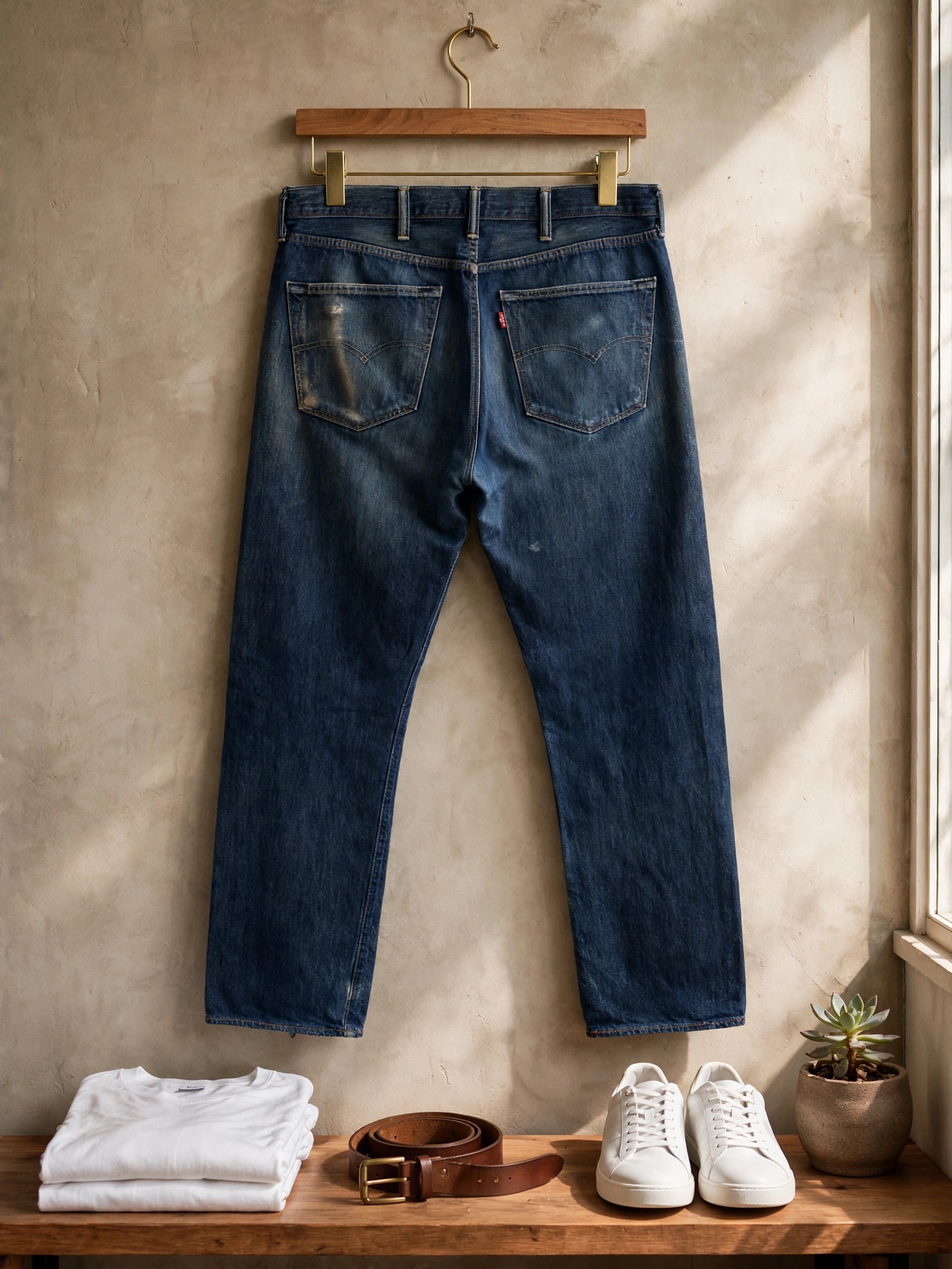 Vintage Levi Strauss & Co. Straight Leg Jeans - Size Large