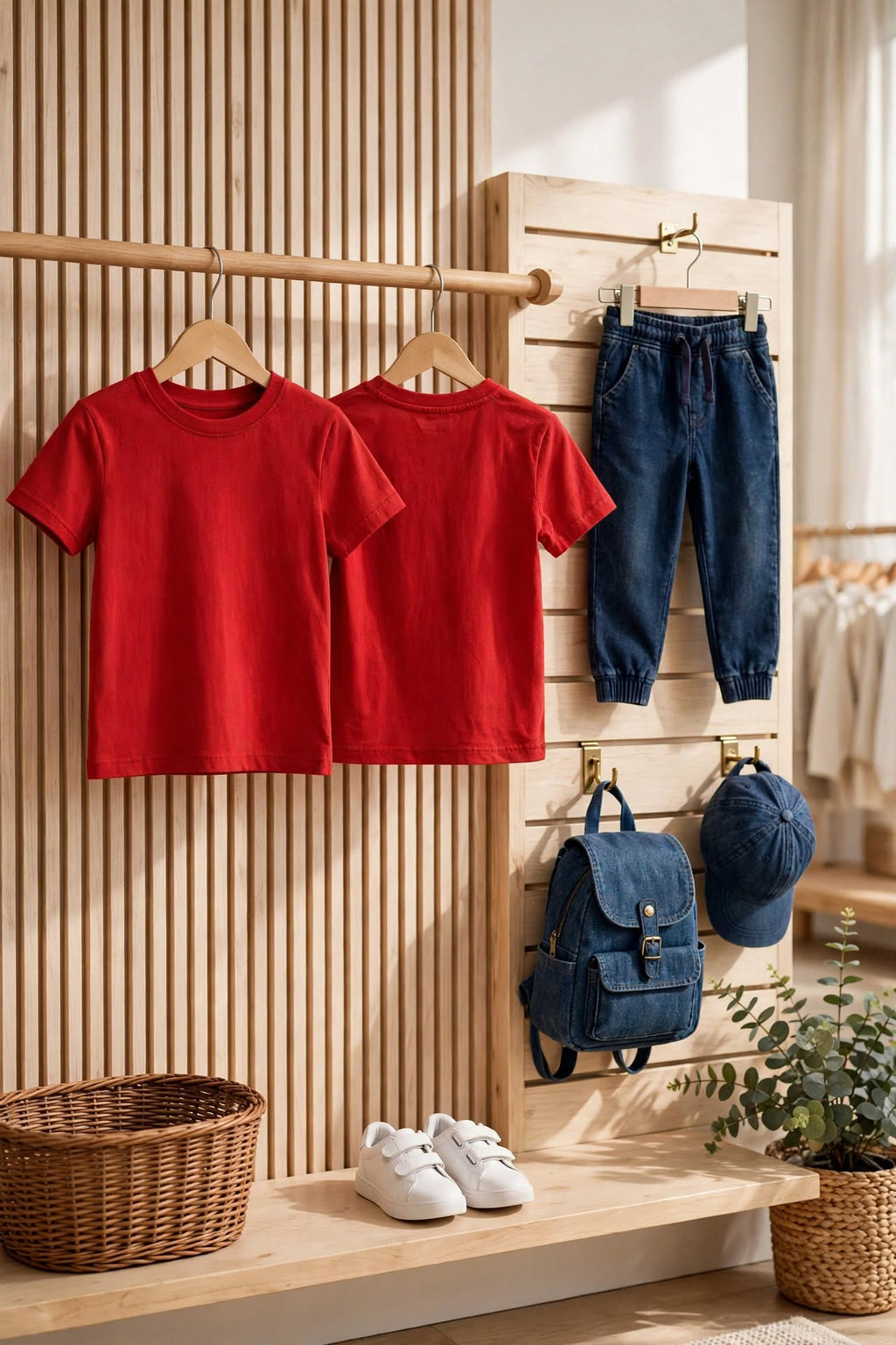 Ackermans Waga Dude Boys Plain Red T-Shirt - Size 4 to 5 Years