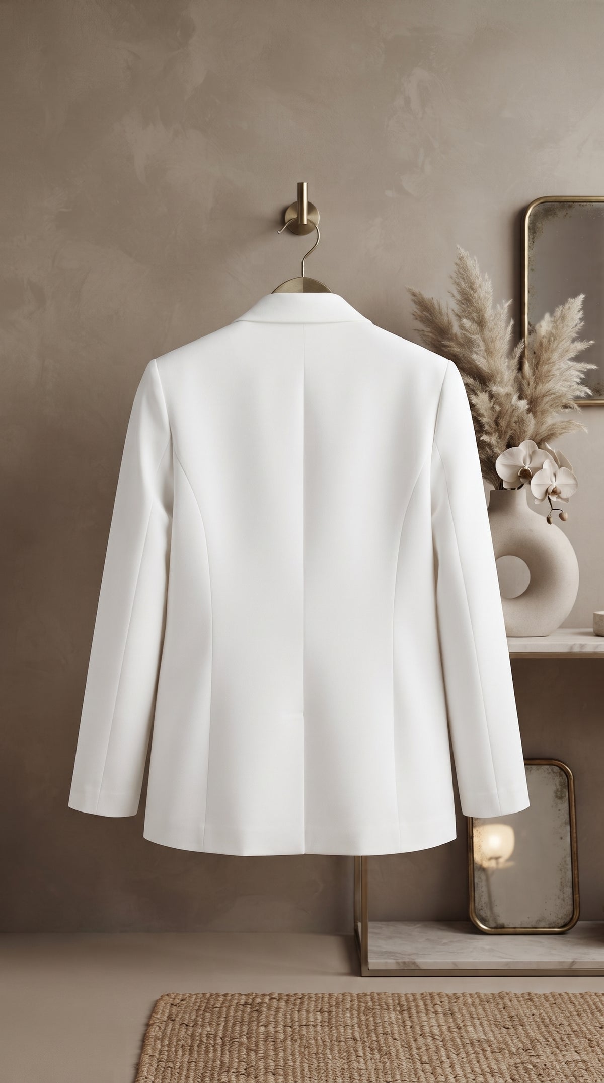 Edgars Merien Hall Tailored White Blazer - Size 18