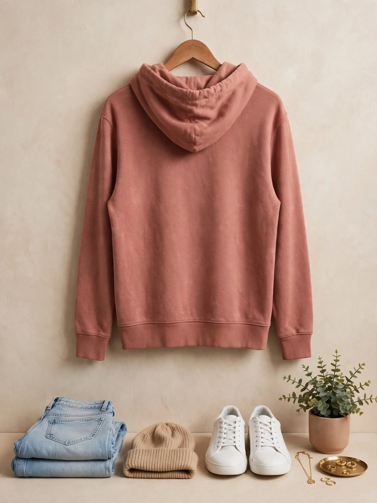 Woolworths Dusty Rose Hoodie - Size Medium