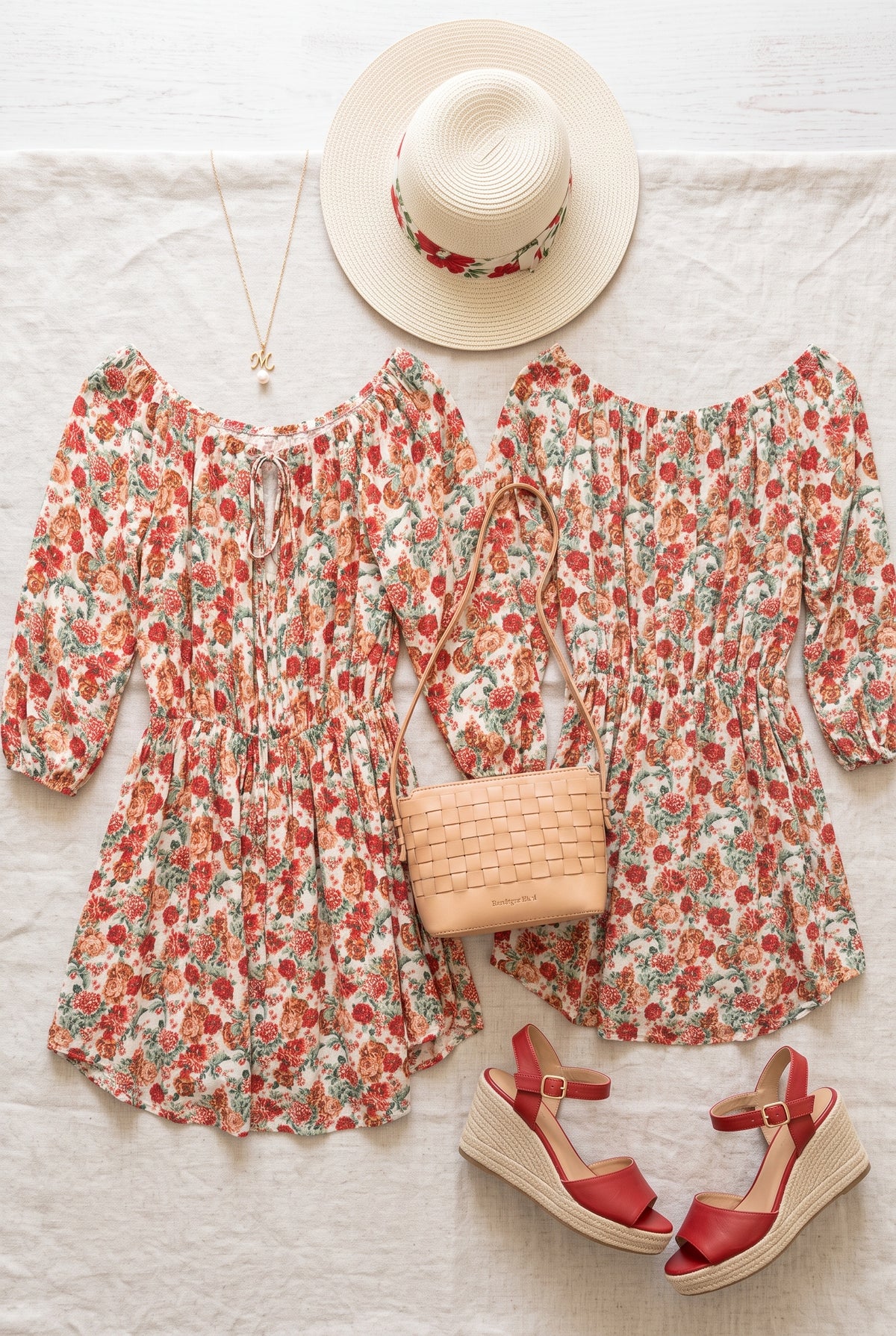 Floral Off-the-Shoulder Mini Dress – Size Small