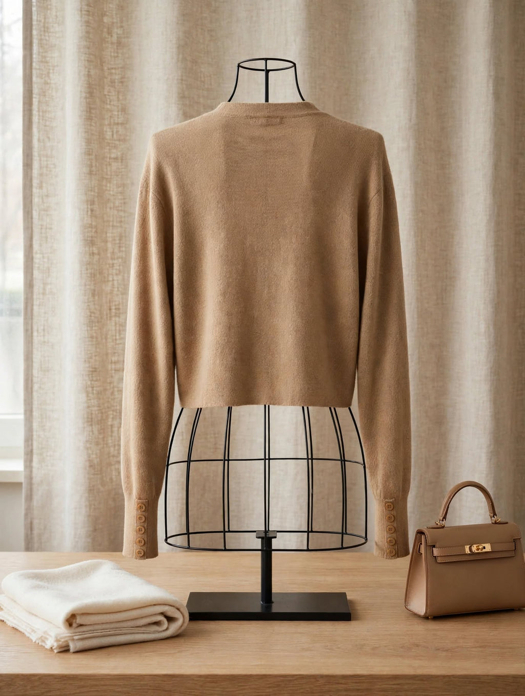 Woolworths Camel Cropped Cardigan - Size XL