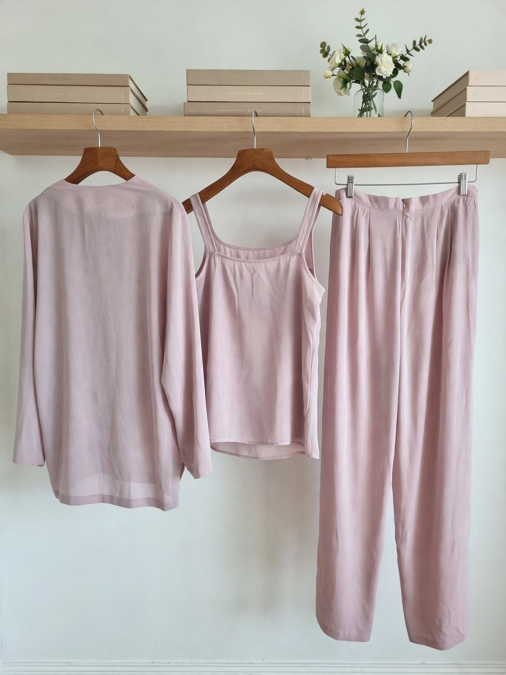 Miladys Pale Dusky Pink 3-Piece Suit  - Size 12