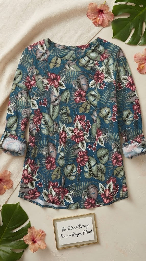 Eagle Brand Floral Tunic Blouse – Size 38