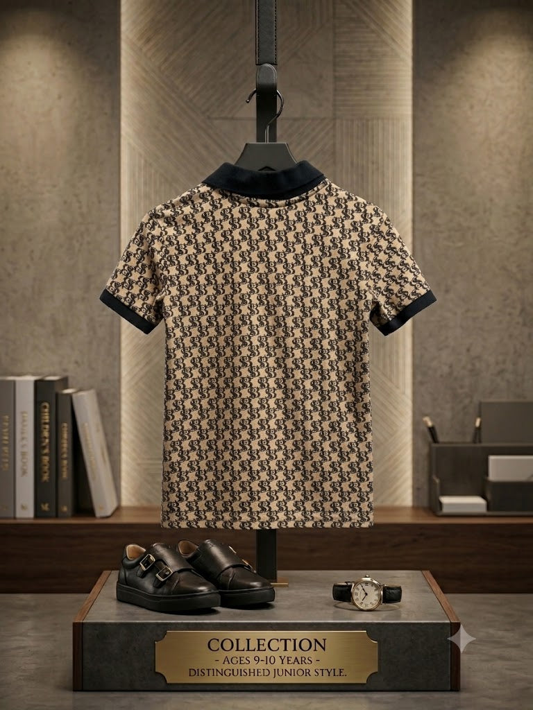 Soda Brand Junior Polo – Size 9-10 Years – Classic Print