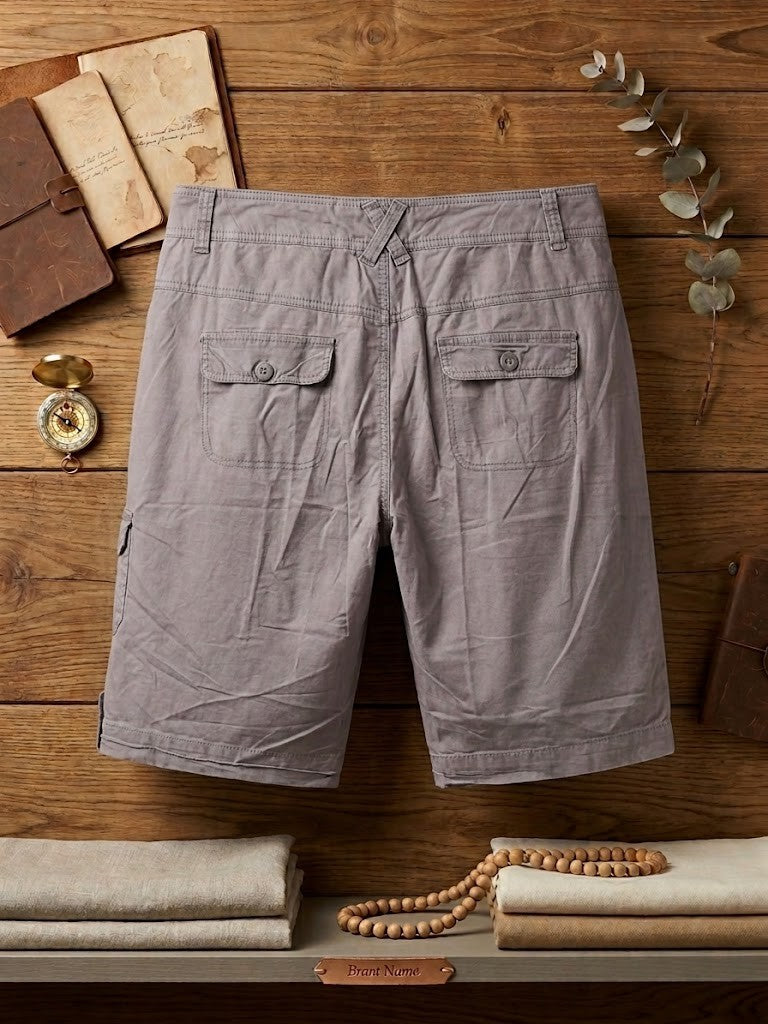 Trail Brand 100% Cotton Cargo Shorts – Size 40 (Excellent Condition)