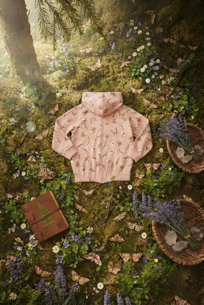 Pre-Loved REAL Kids Butterfly Print Zip-Up Hoodie - Size 11-12 Years