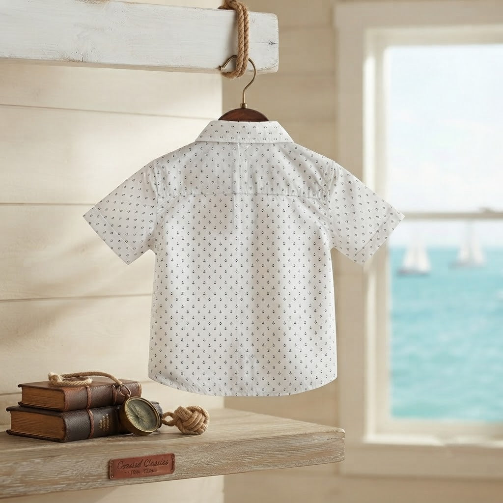 Future Hero Boys' Button-Down Shirt – Size 5-6 Years – Excellent Condition