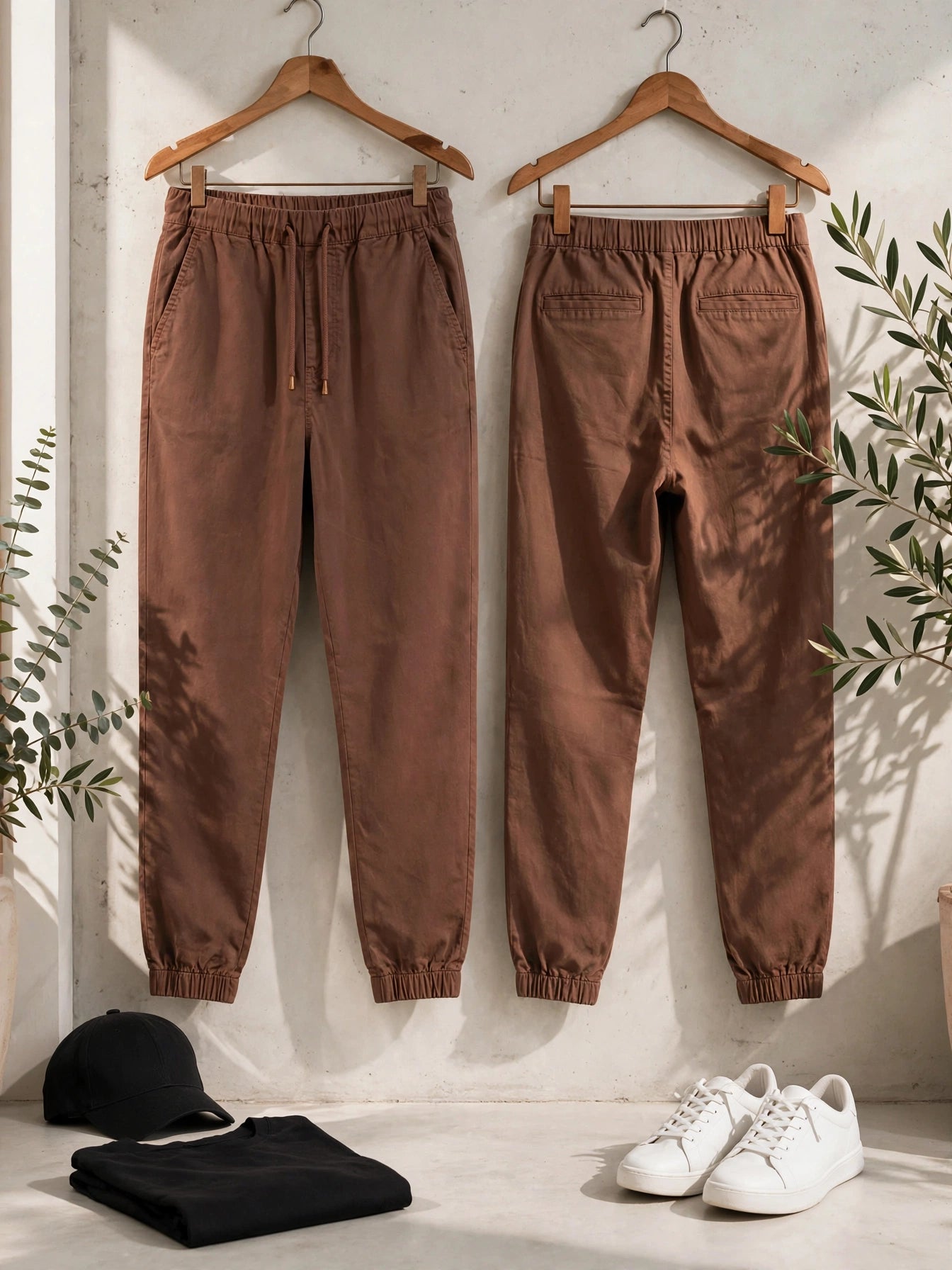 Cotton On Chocolate Brown Drake Jogger Pants - Size 32