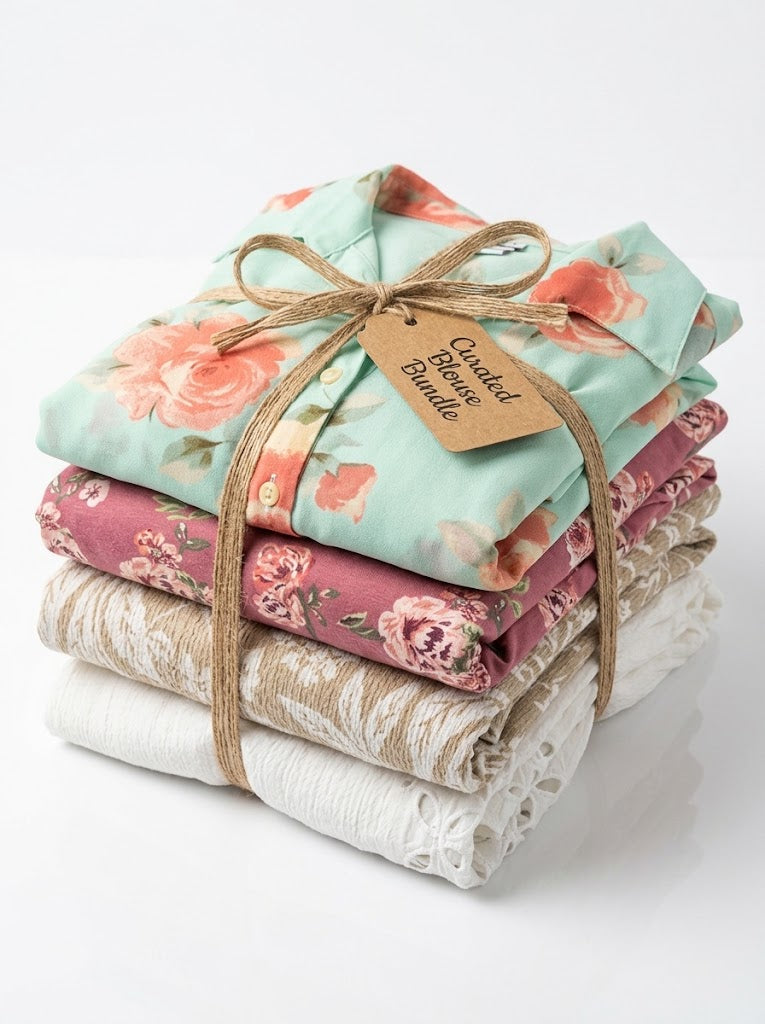 Curated Ladies Blouse Trader Bag – 10-Piece Assorted Bundle