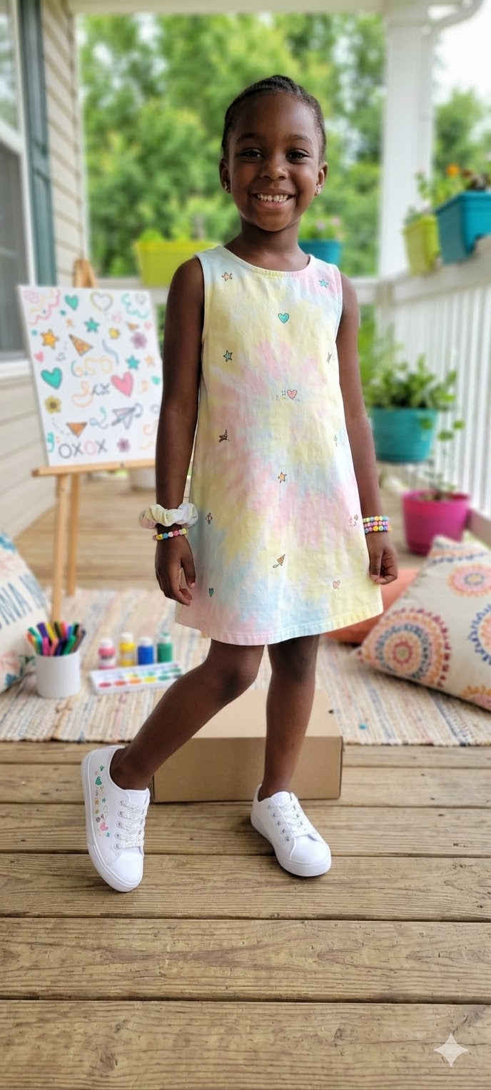 ✨ Step Into a World of Color: Woolworths "Doodle Dreams" Canvas Sneakers ✨