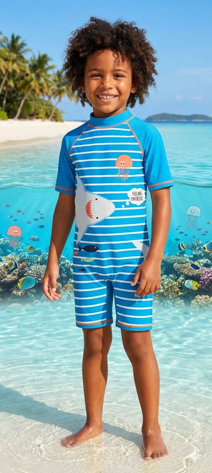 "Fintastic" Fun: Pick n Pay Real Clothing Boys' Sunsafe Swimsuit