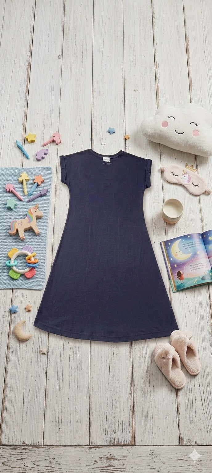 Girls' Magical Unicorn Cotton Sleep Dress