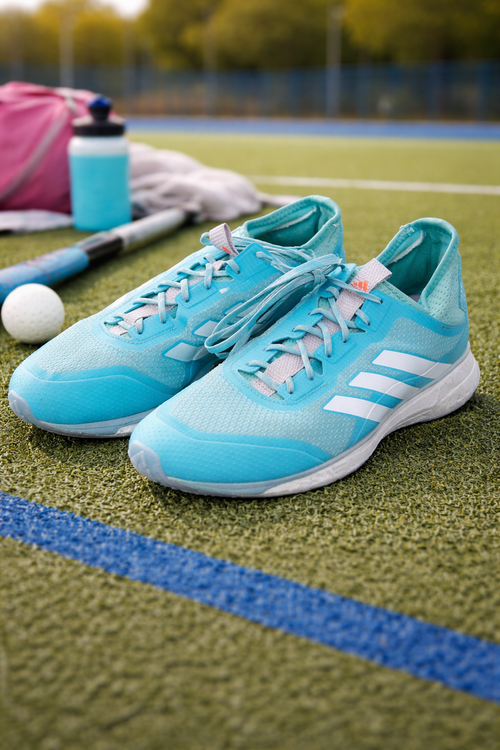 Adidas Women’s Hockey Shoes – Size 8 – Turquoise Performance Trainers (Excellent Condition)