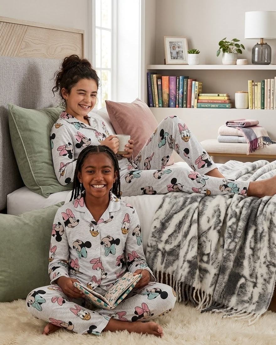 Disney Dreams: Minnie & Daisy Cotton Pajama Set