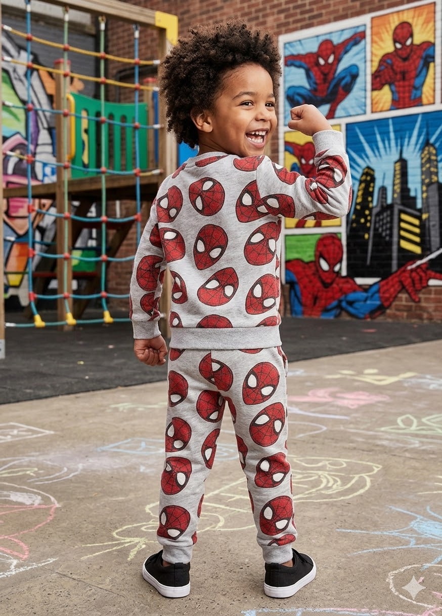 Marvel Spider-Man Boys' Two-Piece Hero Tracksuit