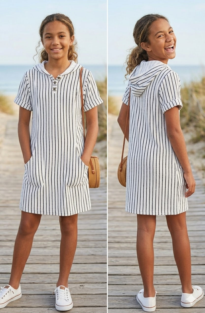 Teen Spirit: Nautical Stripe Polo Tunic Dress