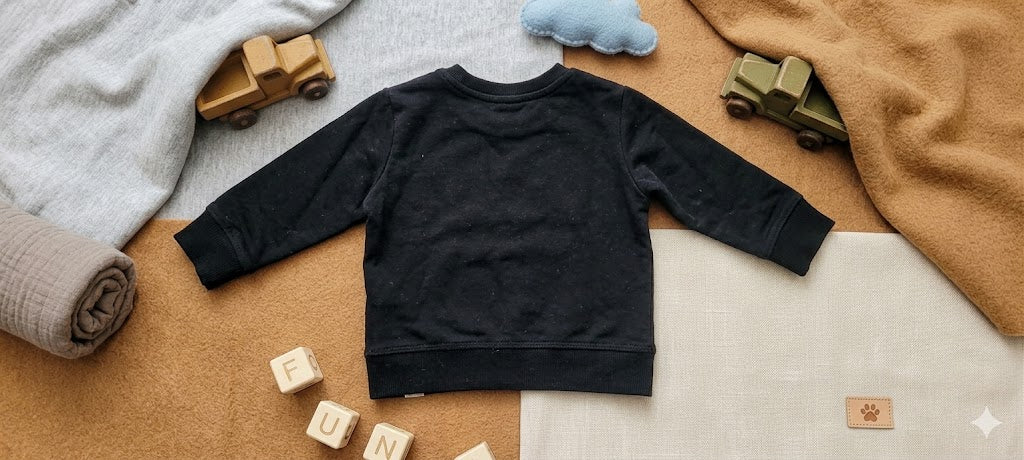 "Fun Day!" Cotton Blend Crewneck Sweatshirt – 6-12 Months