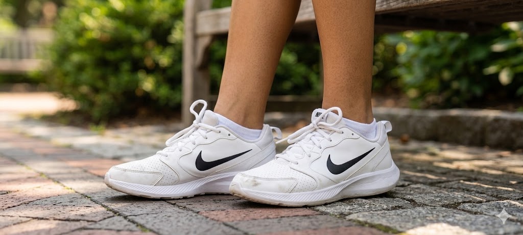 Nike Women’s Downshifter 11 | All-White Athletic Sneaker – Size 6