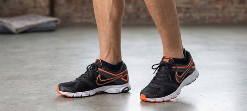 Nike Dual Fusion Run 2 - Black/Orange - Men's Size 11 - Excellent Condition