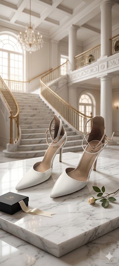 Ella - Pointed-Toe Ankle Strap Stiletto  Shoes