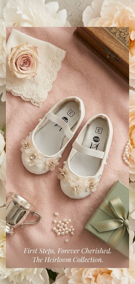 JET Girl size 3 Pre-loved White Occasion Shoes - Exquisite Floral & Jewel Detail