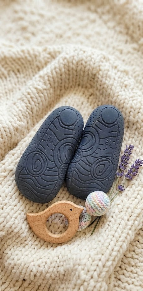 Starry Night Baby First Walkers | Blue & White (6-9 Months)