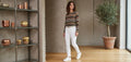 Shimmer & Stripe: Milady’s Lurex Knit Top