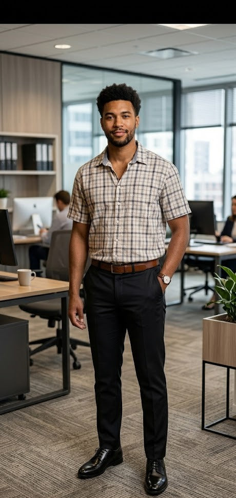 Woolworths Classic Plaid Regular Fit Cotton Shirt - XXL