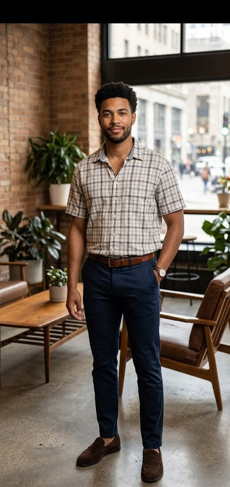 Woolworths Classic Plaid Regular Fit Cotton Shirt - XXL