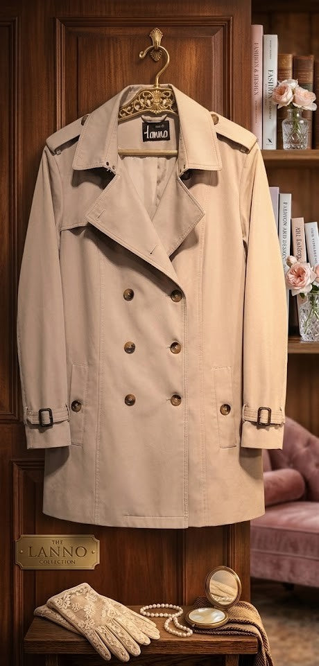 Donna Neutral Trench Coat