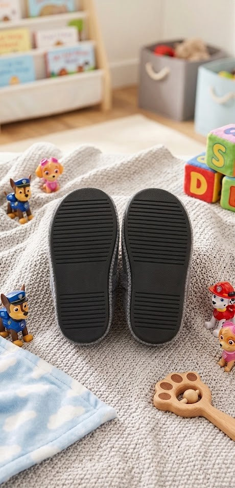 PAW Patrol "Team Paw" Toddler Slippers - Size 5/6 (Excellent Condition)