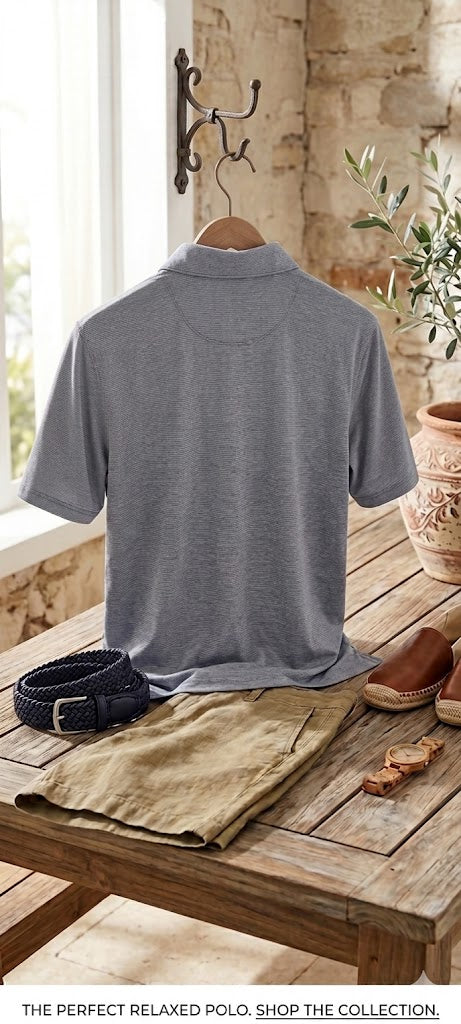 Journal Men's XXL Heathered Polo - Breathable Cotton Blend