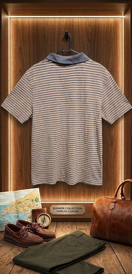 Maxed Men's Striped Polo Shirt - 2XL (100% Cotton, Made in South Africa)