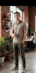 Maxed Men's Striped Polo Shirt - 2XL (100% Cotton, Made in South Africa)