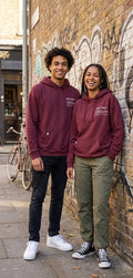 "Now Now" South African Slang Hoodie – Unisex Maroon Fleece