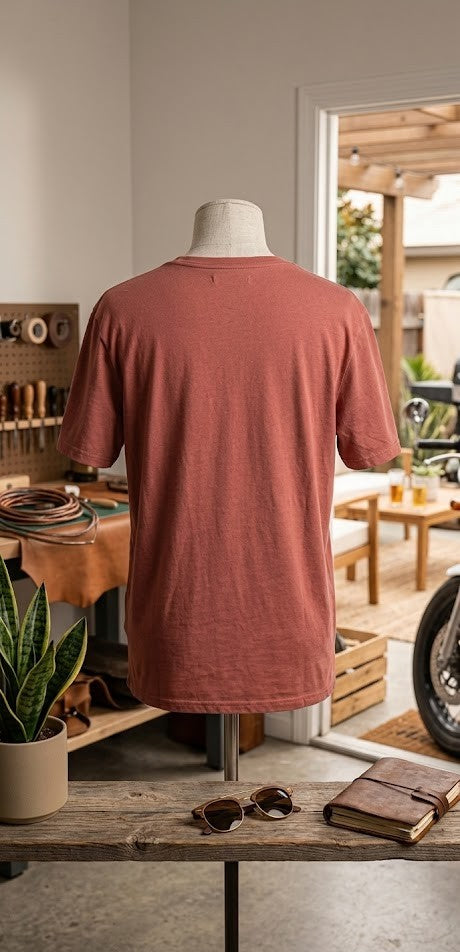 Duesouth Men’s Vintage Graphic Tee – Rose Rust