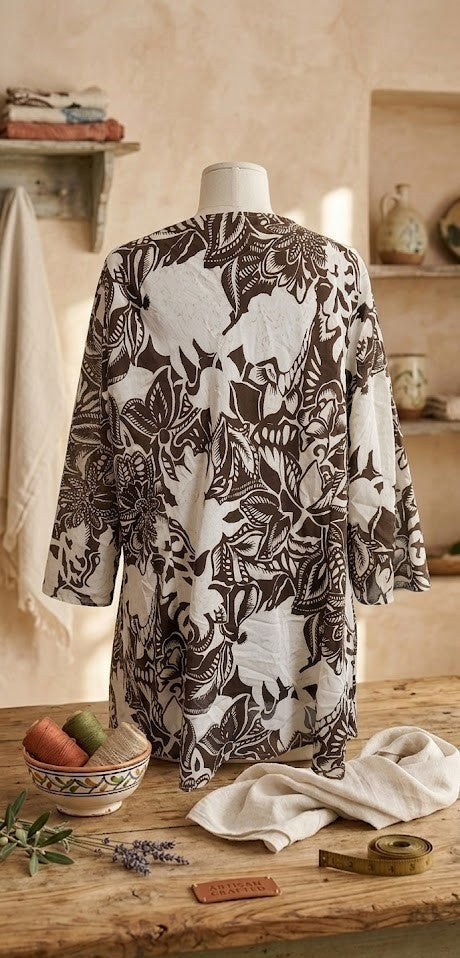 Woolworths Modern Botanical Print Tunic – Size 24