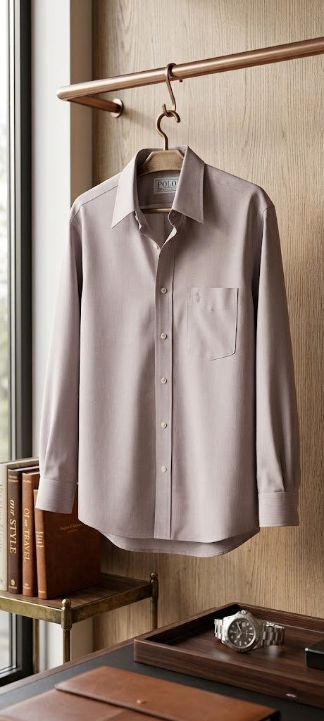 Polo Menswear: Classic 100% Cotton Button-Down – 3XL