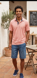 Puma Men's Patterned Polo – Size Large
