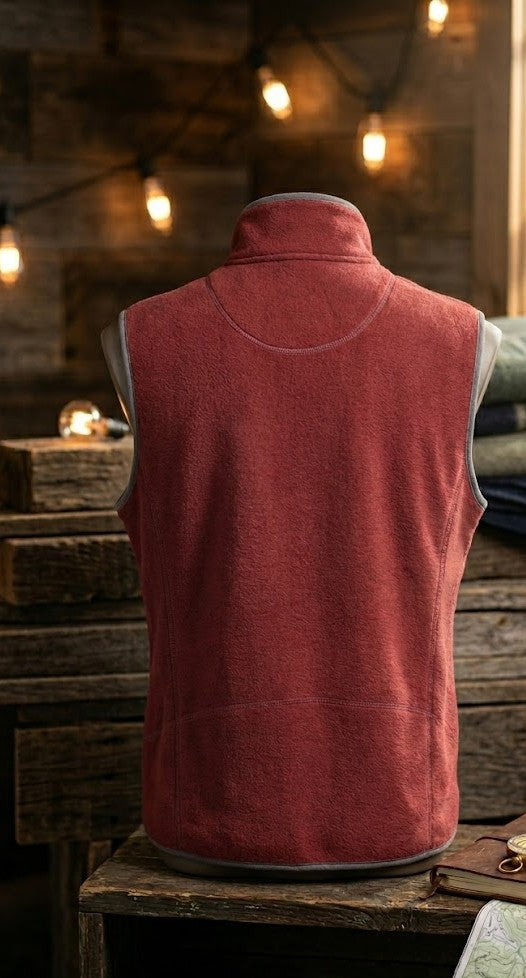 Men's Woolworths Red Fleece Vest