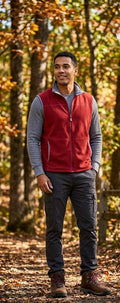 Men's Woolworths Red Fleece Vest