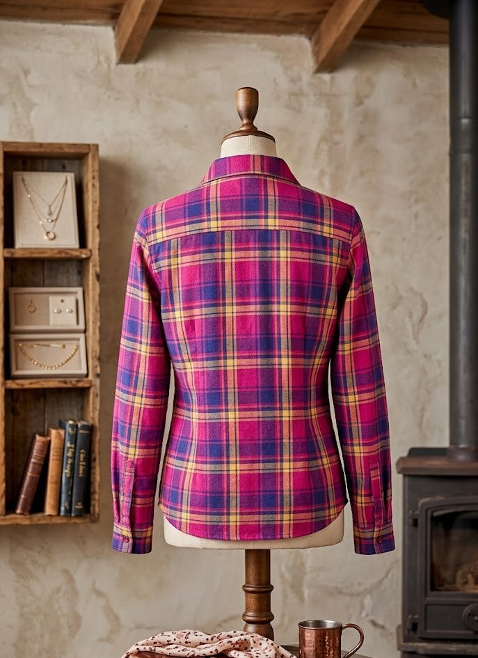 Women’s Plaid Flannel Shirt