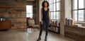 Classic Black Sleeveless Blouse with Delicate Neckline