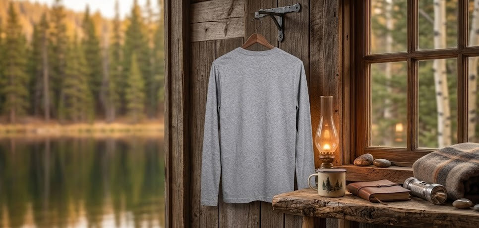 "Camp Crew" Graphic Long-Sleeve Tee
