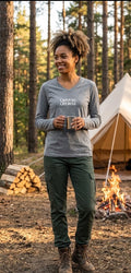 "Camp Crew" Graphic Long-Sleeve Tee
