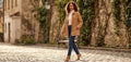 Tan Faux Suede Button-Down Jacket