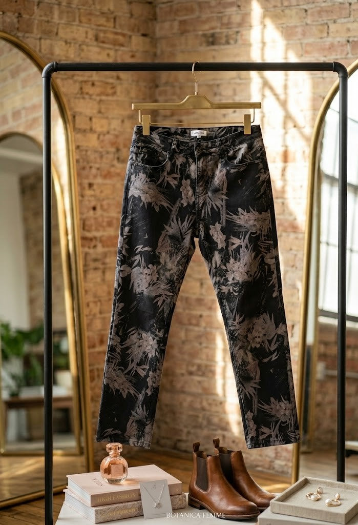 Queenspark Floral Print Pants