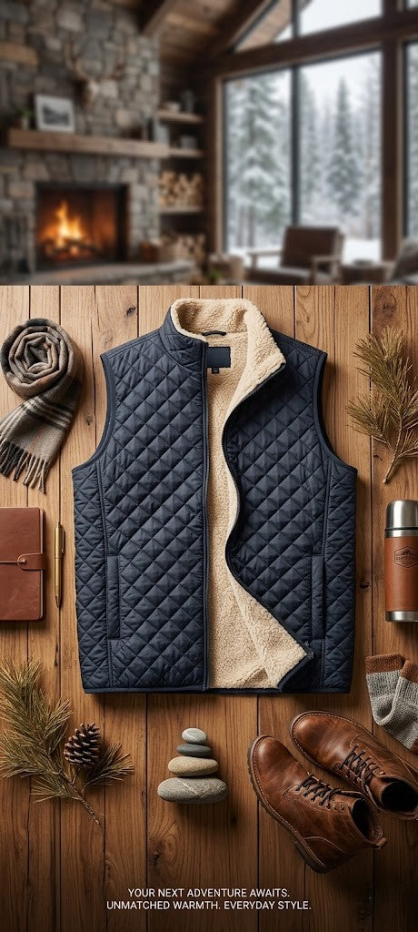 Johnsons Workwear Quilted Vest – 3XL, 100% Polyester – Excellent Condition